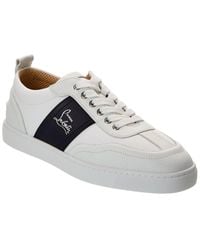 Christian Louboutin - Retero Canvas & Leather Sneaker - Lyst