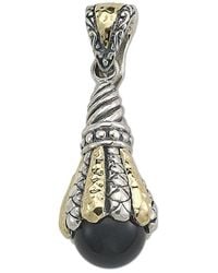 Samuel B. - 18K & 1.40 Ct. Tw. Onyx Drop Pendant - Lyst