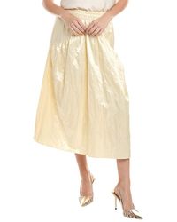 Vince - Smocked Tiered Skirt - Lyst