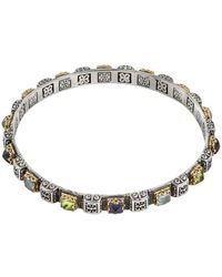 Konstantino - 18k & Silver Gemstone Bangle Bracelet - Lyst
