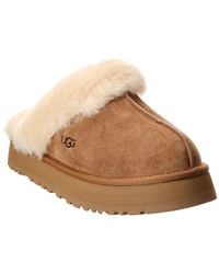 UGG - Disquette Suede & Shearling Slipper - Lyst