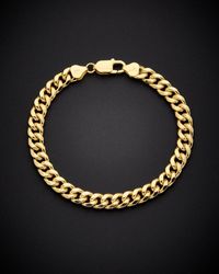 Italian Gold - 14k Miami Cuban Link Bracelet - Lyst