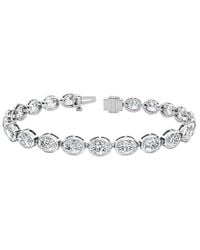 Lab Grown Diamonds - 14K 11.00 Ct. Tw. Lab-Grown Diamond Tennis Bracelet - Lyst