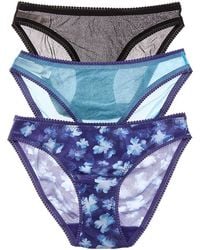 On Gossamer - 3Pk Hip Bikini - Lyst