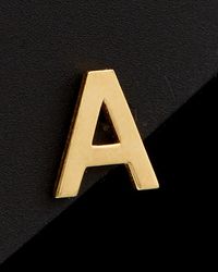 Italian Gold - 14k Initial Single Stud Earring (a-z) - Lyst
