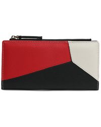 Tiffany & Fred Paris - Color-Patch Long Leather Wallet - Lyst