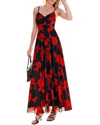 AMINA GLAM - Maxi Dress - Lyst