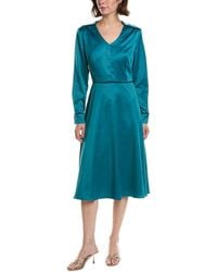 Pascale La Mode - V-Neck Midi Dress - Lyst