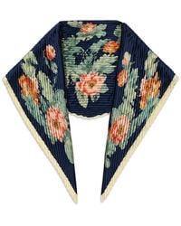 Saachi - Floral Pleated Bandana - Lyst