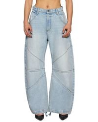 EB DENIM - Freddy Cropped Barrel Jean - Lyst