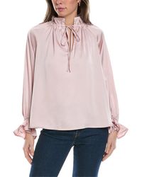 To My Lovers - Tie Neck Top - Lyst