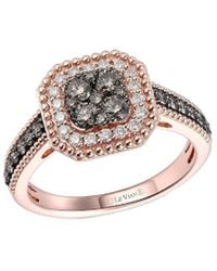 Le Vian - Le Vian Euphoria Chocolate 14K 0.13 Ct. Tw. Diamond Ring - Lyst