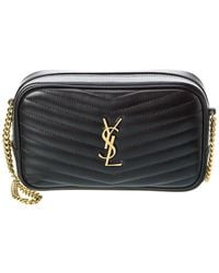 Saint Laurent - Lou Mini Matelasse Leather Camera Bag - Lyst