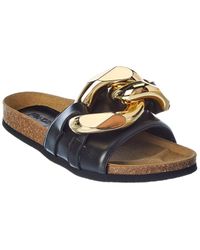 JW Anderson - Chain Leather Sandal - Lyst