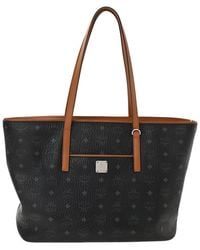 MCM - Coated Canvas Tote - Lyst