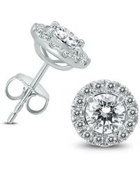 Monary 14k 1.96 Ct. Tw. Diamond Earrings - Metallic