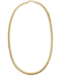 Adornia - 18K Plated Stainless Steel Tarnish-Resistant Flat Curb Chain Necklace - Lyst