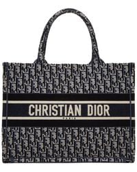 Dior - Canvas Book Tote Large (Authentic Pre-Loved) - Lyst