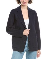 InCashmere - In2 By Seamed Cashmere-Blend Blazer - Lyst