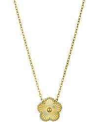 Adornia - 14K Plated Stainless Steel Tarnish-Resistant 5-Leaf Clover Pendant Necklace - Lyst