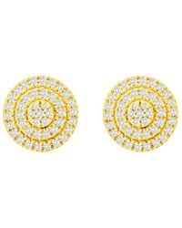 Suzy Levian - 14k 0.17 Ct. Tw. Diamond Round Studs - Lyst