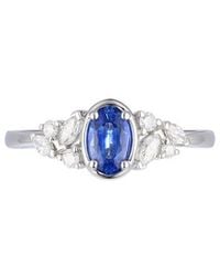Gregg Ruth - 14K 0.64 Ct. Tw. Diamond & Sapphire Ring - Lyst