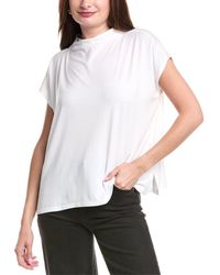Eileen Fisher - Funnel Neck Square Top - Lyst