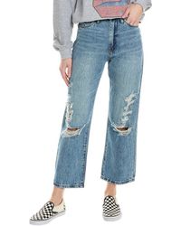 Blank NYC - The Baxter Ribcage Wildflower Destruct Straight Jean - Lyst