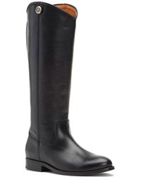 Frye Melissa Button 2 Leather Boot - Black