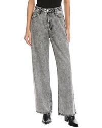Jeans Rag & Bone Logan - Taille 25 - Coupe Wide-leg Haute - Imprimé Floral Avec Découpes - Neuf Avec étiquettes