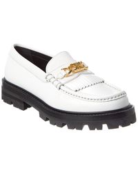 Celine - Margaret Leather Loafer - Lyst