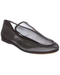 KHAITE - Mesh & Leather Loafer - Lyst
