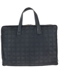 CHANEL - Black Nylon & Leather Coco Mark Tote (authentic Pre-loved) - Lyst