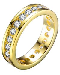 Rachel Glauber - 14k Over Silver Cz Ring - Lyst