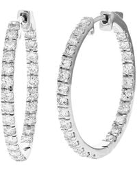 Amairah - 2.00 Ct. Tw. Lab-Grown Diamond Hoops - Lyst