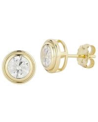Glaze Jewelry - 14K Plated Cz Earrings - Lyst