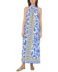 Vince Camuto - Halter Tie Back Maxi Dress - Lyst