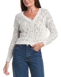 Splendid - Beach Shell Button Cardigan - Lyst