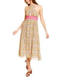 Ash - Mira Halter Maxi Dress - Lyst