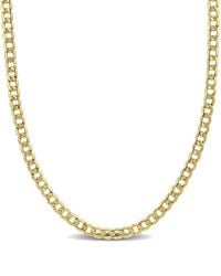 Italian Gold - 14K Curb Link Chain Necklace - Lyst