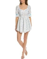 Moonsea - Mini A-Line Dress - Lyst