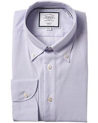 Charles Tyrwhitt - Non-iron Button-down Check Classic Fit Shirt - Lyst