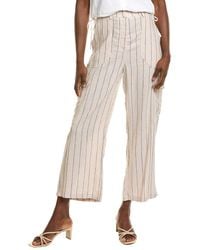 Ellen Tracy - Linen-blend Cargo Pant - Lyst
