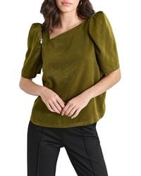 DKNY - Short Sleeve Asymmetrical Top - Lyst