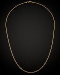 Italian Gold - 14k Two-tone Link Necklace - Lyst