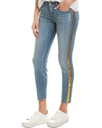 7 For All Mankind 7 For All Mankind Gwenevere Serpent Ankle Cut - Blue