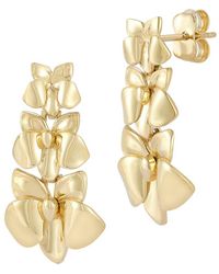 Ember Fine Jewelry - 14k Graduating Orchid Drop Earrings - Lyst