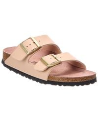 Birkenstock - Arizona Narrow Birko-Flor Leather Sandal - Lyst