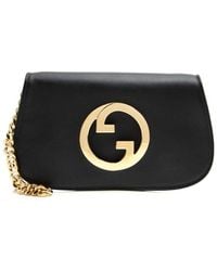 Gucci - Black Leather Blondie Small Shoulder Bag (authentic Pre-loved) - Lyst