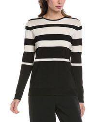 Anne Klein - Striped Pullover - Lyst